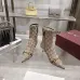 Gucci GG Metal‑Buckle Pointed‑Toe Stiletto Ankle Boots 5.5cm Heel #A68612