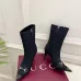 Gucci GG Monogram Pointed‑Toe High‑Heel Ankle Boots 8.5cm Heel #A68541