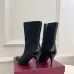 Gucci GG Monogram Pointed‑Toe High‑Heel Ankle Boots 8.5cm Heel #A68541