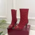 Gucci GG Monogram Pointed‑Toe High‑Heel Ankle Boots 8.5cm Heel #A68542