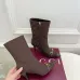 Gucci GG Monogram Pointed‑Toe High‑Heel Ankle Boots 8.5cm Heel #A68543