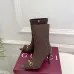 Gucci GG Monogram Pointed‑Toe High‑Heel Ankle Boots 8.5cm Heel #A68543
