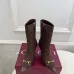 Gucci GG Monogram Pointed‑Toe High‑Heel Ankle Boots 8.5cm Heel #A68543