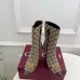 Gucci GG Monogram Pointed‑Toe High‑Heel Ankle Boots 8.5cm Heel #A68544