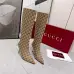 Gucci Women’s Knee-High Boots with GG Monogram Canvas, Pointed Toe, 10cm Stiletto Heel #A69819
