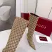 Gucci Women’s Knee-High Boots with GG Monogram Canvas, Pointed Toe, 10cm Stiletto Heel #A69819