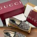 Gucci Shoes for Women Gucci Flats Horsebit GG Canvas espadrilles in burgundy #B49431