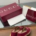 Gucci Shoes for Women Gucci Flats Horsebit GG Canvas espadrilles in burgundy #B49431