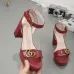 Gucci Shoes for Women Gucci Sandals Leather high heel sandals Heel height 8cm #99906423