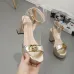Gucci Shoes for Women Gucci Sandals Leather high heel sandals Heel height 8cm #99906423