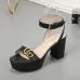 Gucci Shoes for Women Gucci Sandals Leather high heel sandals Heel height 8cm #99906423