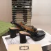 Gucci Women Leather Sandals Heel height 8.5cm #B34869