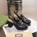 Gucci Women Leather Sandals Heel height 8.5cm #B34869