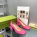 Women Gucci Leather Sandals Heel height 25CM #B34867