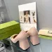 Women Gucci Leather Sandals Heel height 25CM #B34867
