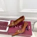 Gucci Boulevard Horsebit Pointed‑Toe Pumps 7cm Heel #A68639