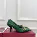 Gucci Boulevard Horsebit Pointed‑Toe Pumps 7cm Heel #A68640