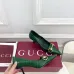 Gucci Boulevard Horsebit Pointed‑Toe Pumps 7cm Heel #A68640