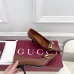 Gucci Boulevard Horsebit Pointed‑Toe Pumps 7cm Heel #A68643