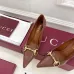 Gucci Boulevard Horsebit Pointed‑Toe Pumps 7cm Heel #A68643