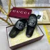Gucci Shoes for Women's Gucci Slippers Black/White/Brown #B49232