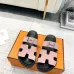 Hermes Chypre Double‑Strap Slide Sandals #A68670