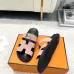 Hermes Chypre Double‑Strap Slide Sandals #A68670