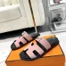 Hermes Chypre Double‑Strap Slide Sandals #A68670