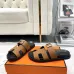 Hermes Chypre Double‑Strap Slide Sandals #A68671