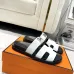 Hermes Chypre Double‑Strap Slide Sandals #A68672