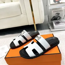 Hermes Chypre Double‑Strap Slide Sandals #A68672