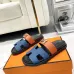 Hermes Chypre Double‑Strap Slide Sandals #A68673