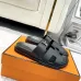 Hermes Chypre Double‑Strap Slide Sandals #A68674