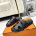 Hermes Chypre Double‑Strap Slide Sandals #A68674