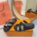 Hermes Chypre Double‑Strap Slide Sandals #A68675