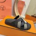 Hermes Chypre Double‑Strap Slide Sandals #A68675