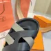 Hermes Chypre Double‑Strap Slide Sandals #A68675