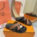Hermes Chypre Double‑Strap Slide Sandals #A68676