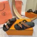 Hermes Chypre Double‑Strap Slide Sandals #A68676