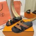 Hermes Chypre Double‑Strap Slide Sandals #A68676