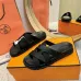 Hermes Chypre Double‑Strap Slide Sandals #A68678
