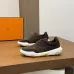 Hermès Men’s Casual Sneakers, Cowhide Insole, Lightweight EVA Outsole #A67768