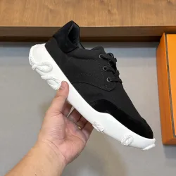 Hermès Men’s Casual Sneakers, Cowhide Insole, Lightweight EVA Outsole #A67770