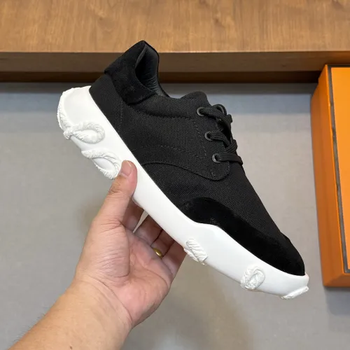 Hermès Men’s Casual Sneakers, Cowhide Insole, Lightweight EVA Outsole #A67770