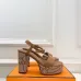 Hermes Sandals Shoes for Women's Shoes Waterproof heel #B62865