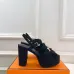 Hermes Style Platform Sandals with H Buckle & Tassel 10cm Heel #B66254