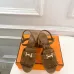 Hermes Style Platform Sandals with H Buckle & Tassel 10cm Heel #B66256