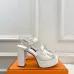 Hermes Style Platform Sandals with H Buckle & Tassel 10cm Heel #B66259