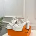 Hermes Style Platform Sandals with H Buckle & Tassel 10cm Heel #B66259