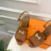 Hermes Style Platform Sandals with H Buckle & Tassel 10cm Heel #B66260